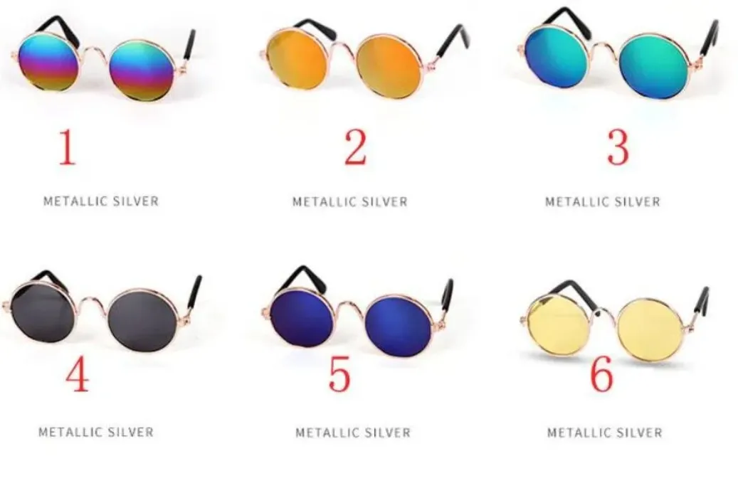 Fashion Pet Sunglasses for Cat Small Dogs Eyes Protection Sun Glasses Puppy Photos Props Eyewear free ship