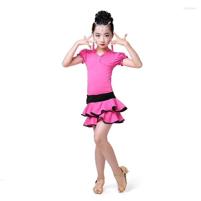 ارتداء المسرح 2023 نماذج الانفجار الفتيات أزياء الرقص اللاتينية ملابس الأطفال يوم الملابس