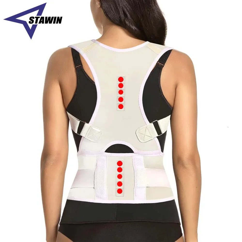 Back Support Back Posture Corrector Magnetic Support for Neck Shoulder Upper Lower Back Pain Relief Posture Brace for Cervical Lumbar Spine 231010