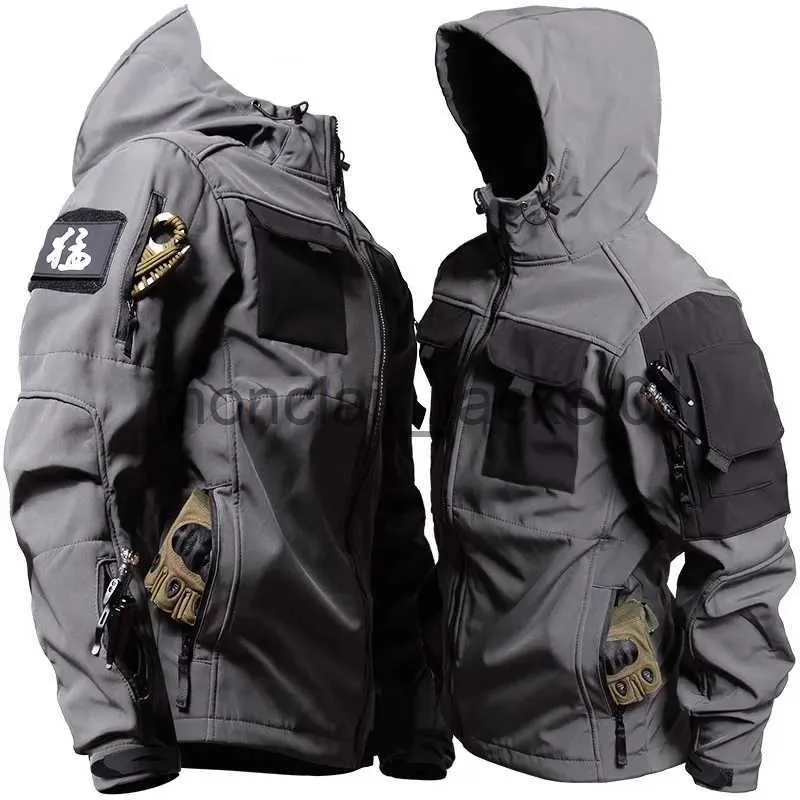 Tactical Waterproof Jacket Men Shark Skin Soft Shell Military