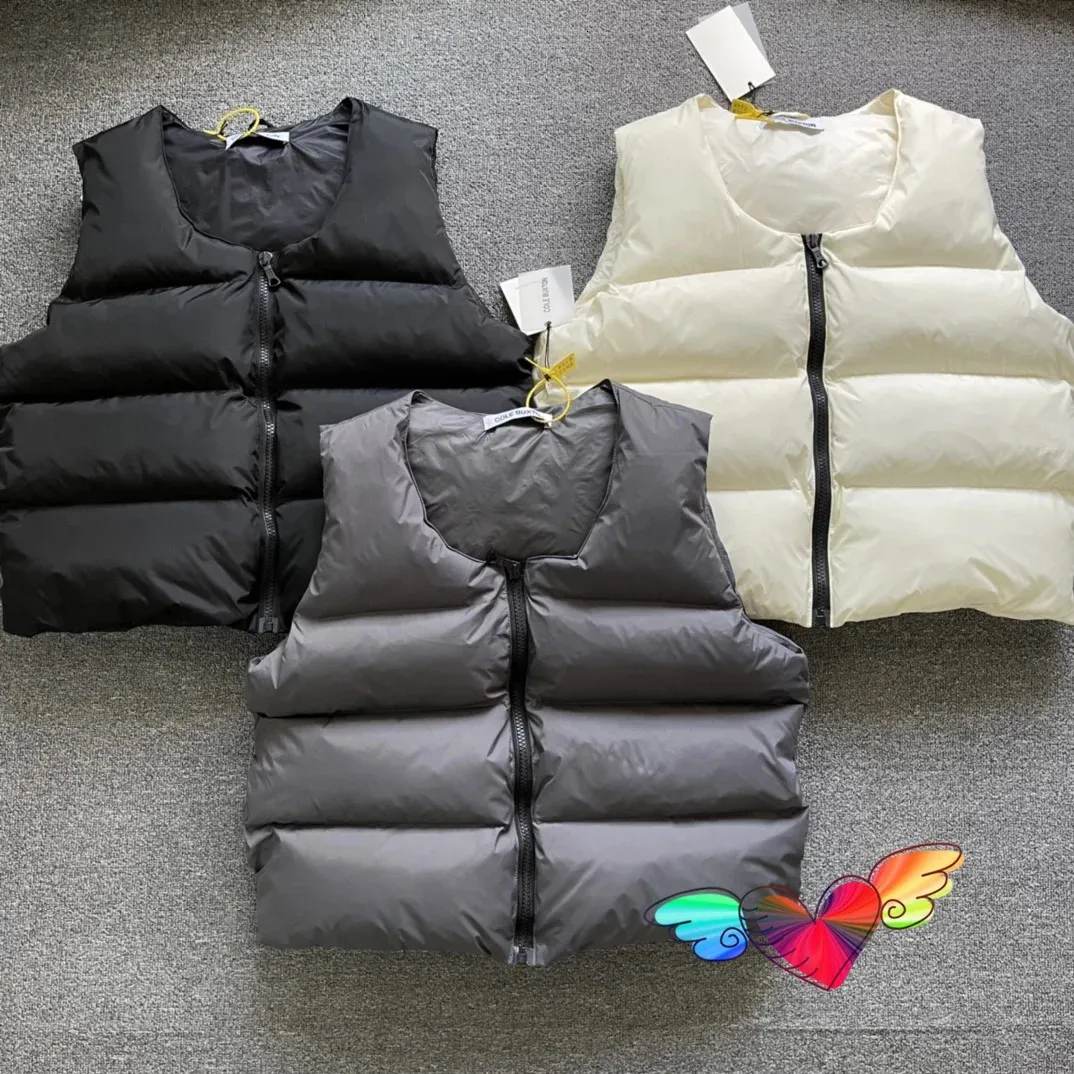 Vestes pour hommes AW sans manches Cole Buxton Parkas Hommes Femmes 1 Haute Qualité Zipper PUFFER JACKET Vintage Manteaux Vêtements d'extérieur 231009