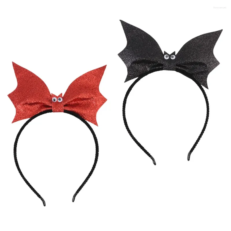 Bandanas 2 Pcs Halloween Costumes Bat Headband Party Headbands Hair Hoops Cosplay Headdress Miss