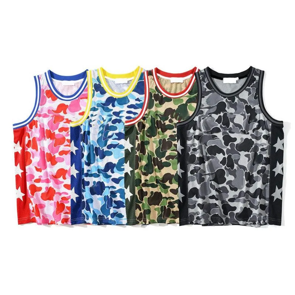 Hommes Casual Camouflage Survêtements Mode Shorts Fitness Gym Gilet Pantalon Élastique Homme Graphique Tees Élégant Sans Manches Costumes M-3XL283C