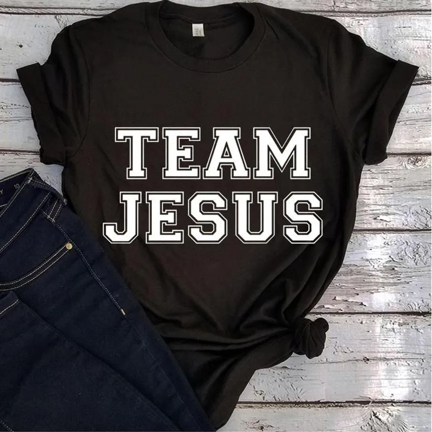 T-shirts pour hommes Équipe Jésus Chemise Christian Femme T-shirts Foi T-shirt T-shirt religieux Vêtements T-shirt pour hommes XL294i