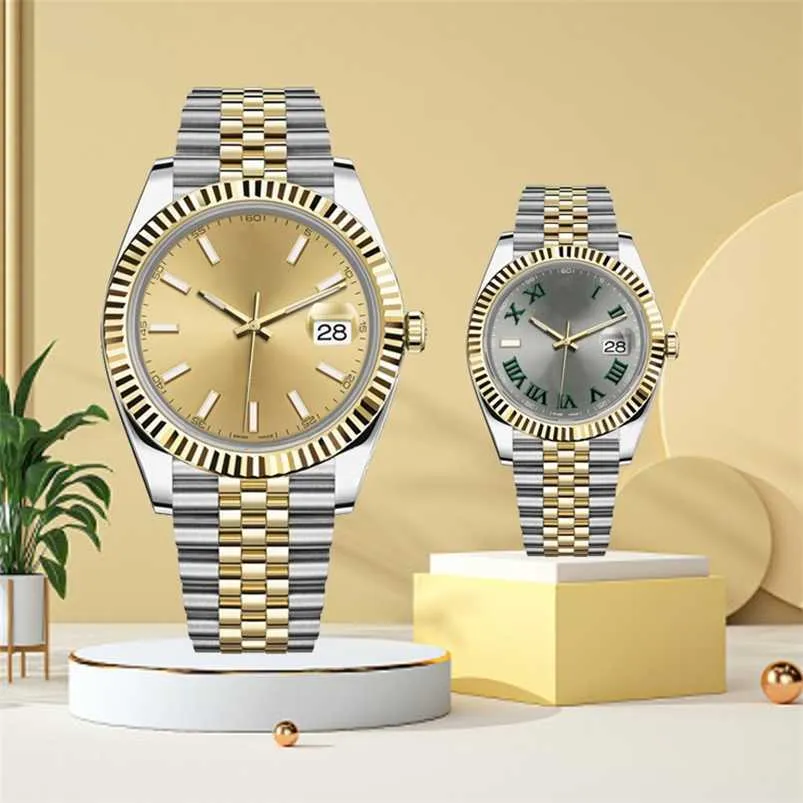 Роскошные часы Rolaxes кварцевые часы дизайнерские высококачественные женские 41 мм 36 механические наручные часы складная пряжка водонепроницаемые светящиеся золото 904L montre L