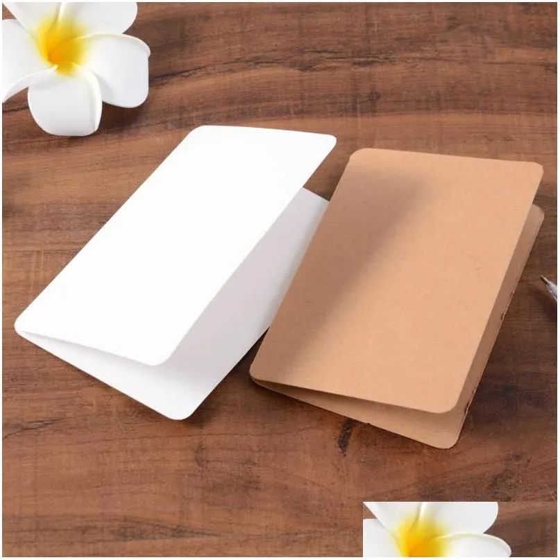 Greeting Cards Thick Kraft Paper Greeting Cards Blank Folded For Diy Wedding Birthday Invitations Thank You 167 Home Garden Festive Pa Dhuev