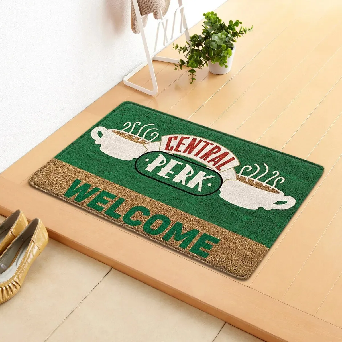 Alfombra 1 unid 40 60 cm Carta de bienvenida Idiomas Baño Entrada Puerta Mat Interior Antideslizante Cocina Decoración del hogar 231011