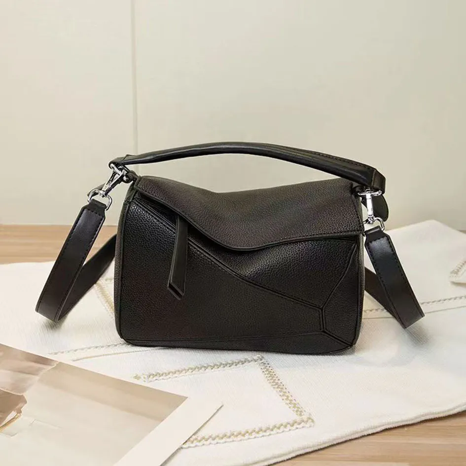Дизайнерская сумка через плечо, модная большая сумка, женская сумка-головоломка, геометрические сумки на ремне, дизайнерские сумки, роскошная вечерняя сумка, контрастный цвет