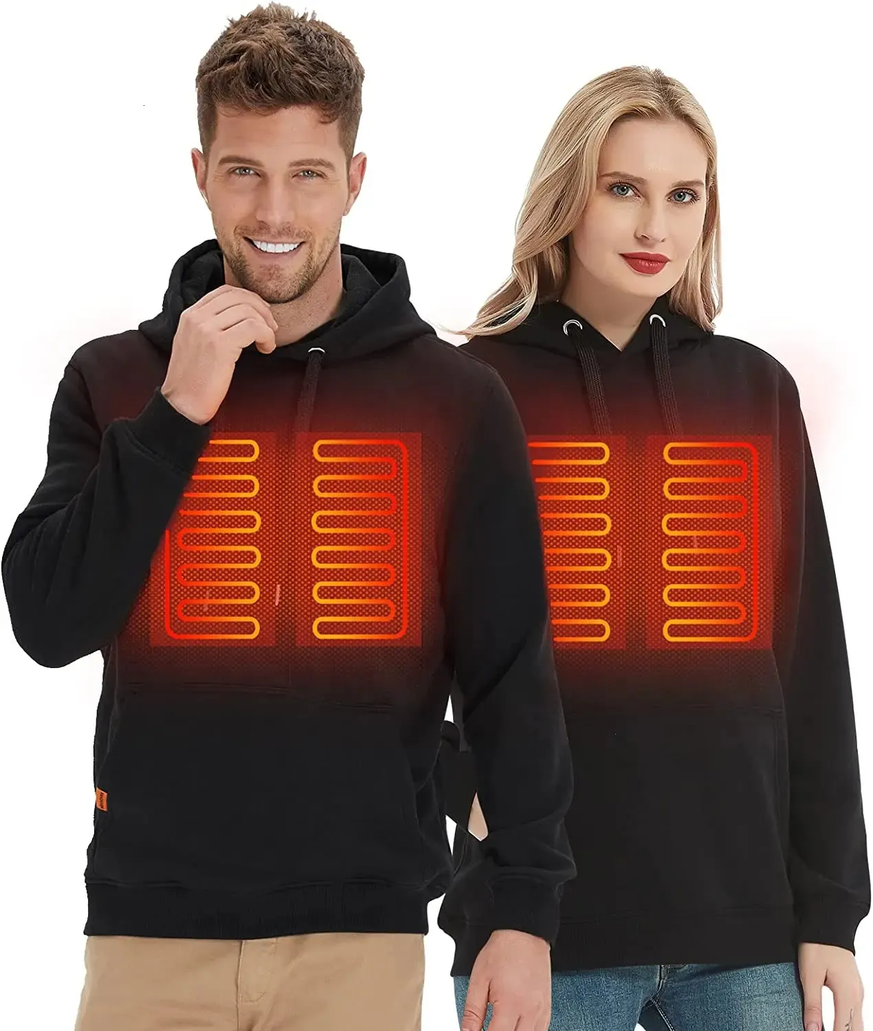 Herenjassen Vrouwen USB Verwarming Hoodies mannen Vintage Gothic Verwarmde Jas Lange Mouw Streetwear Losse Jassen Harajuku Sweatshirts 231011