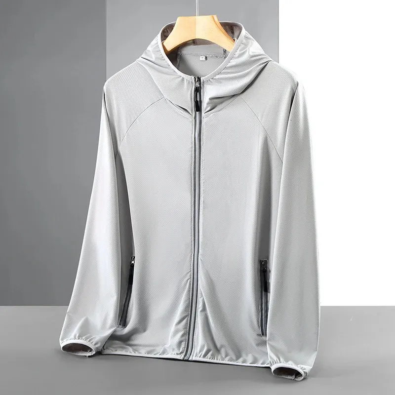Breathable Mens UV Sun Protection Jacket With Grey Zip Hoodie Ideal For  Outdoor Activities Like Fishing, Running, And Windbreaker UPF 50 Rated  Ultrathin Sunscreen Material Style 231011 From Huo01, $16.57