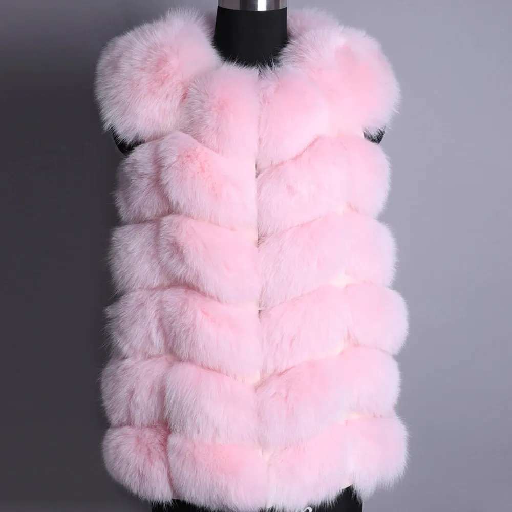 Женский меховой жилет из искусственного натурального натурального меха, куртка, короткий жилет без рукавов, женское зимнее теплое пальто 231010