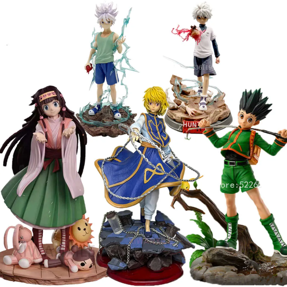 Hunter X Hunter Action Anime Figure Set Alluka Zoldyck/Kurapika Mascot Costume, Gon & Killua