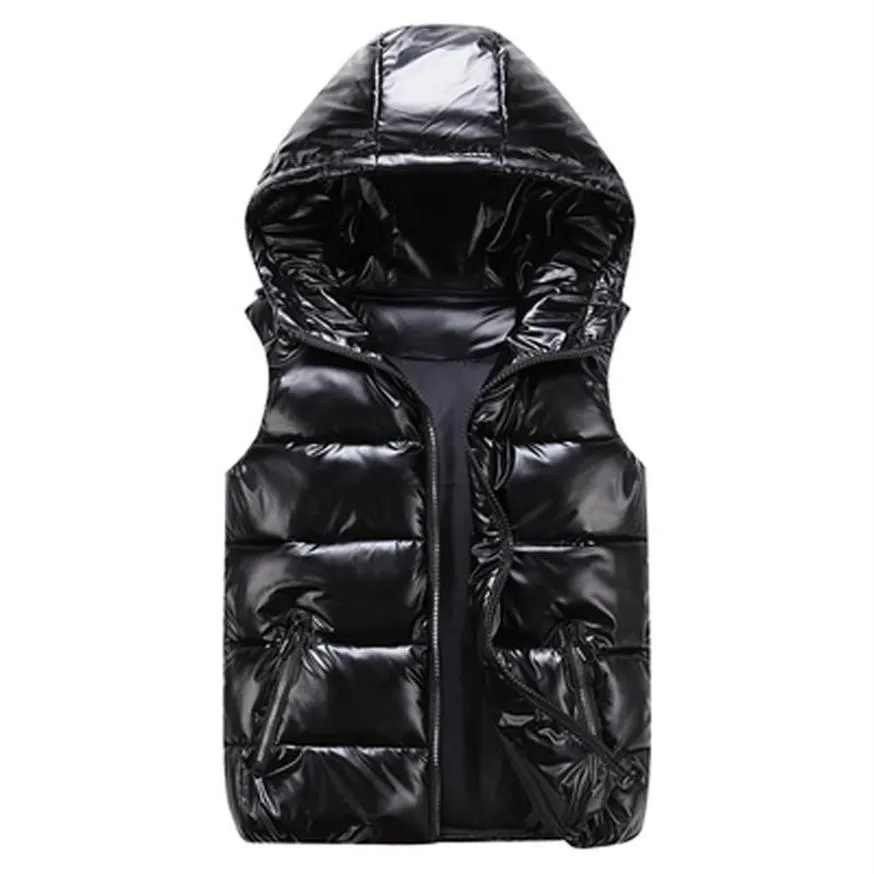 Gilets pour hommes 2021 Arrivée imperméable Body Warmer Hommes Bright Tissu Couples Sans Manches Homme284O