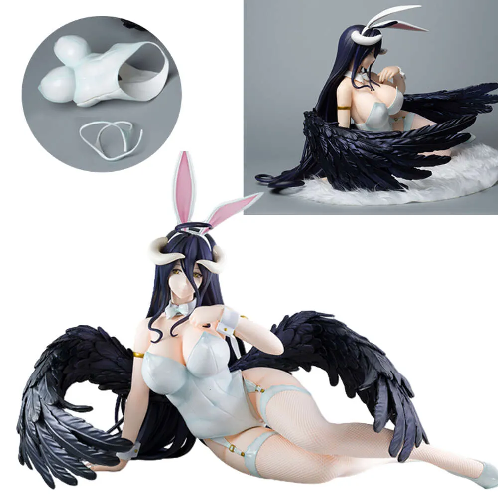 Mascot kostymer 30 cm frigörande b-stil överherr IV albedo bunny anime girl figur kdcolle albedo vinge sexig action figur vuxen modell doll leksak gåva