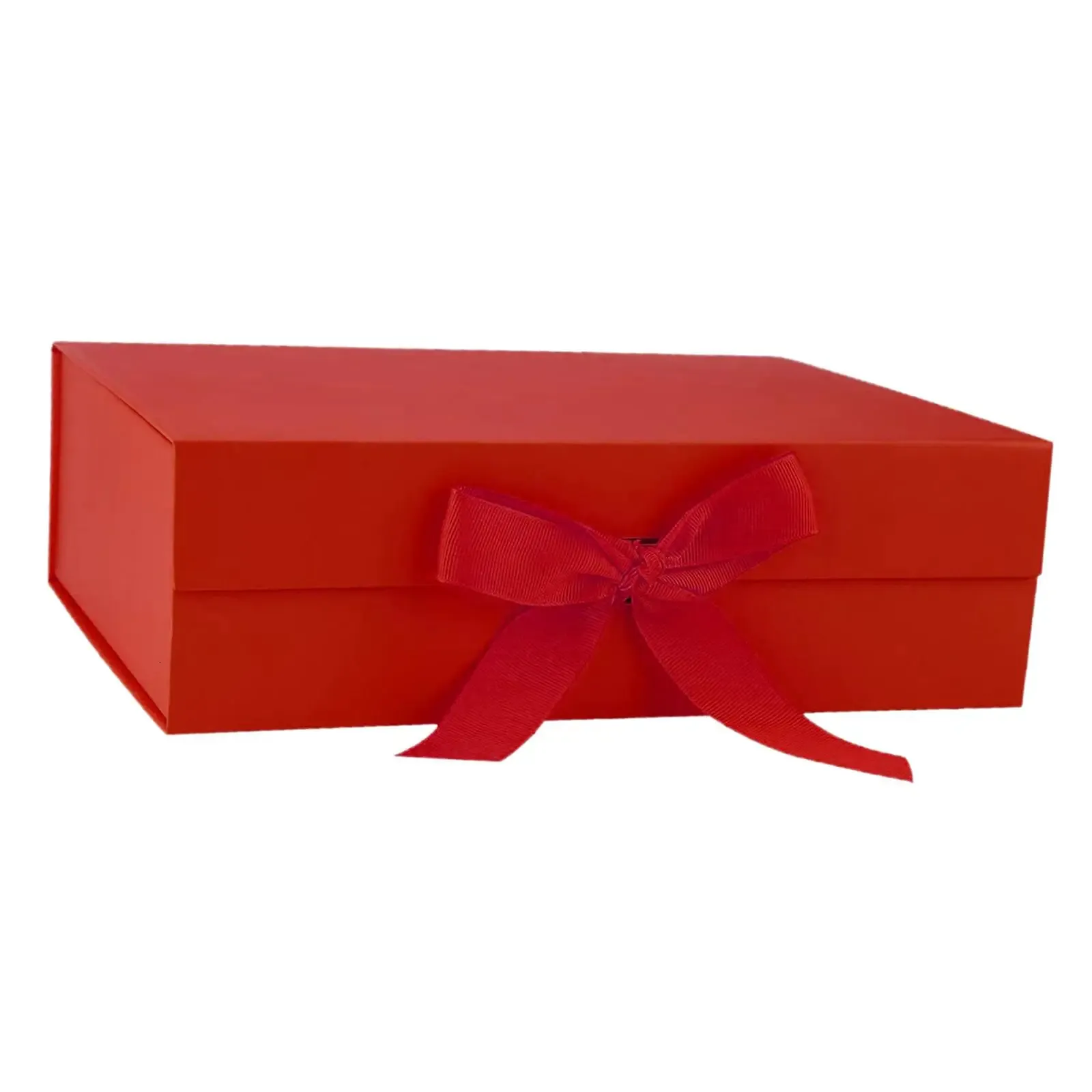 Gift Box with Ribbon Closure Gift Packaging Box for Birthday Party