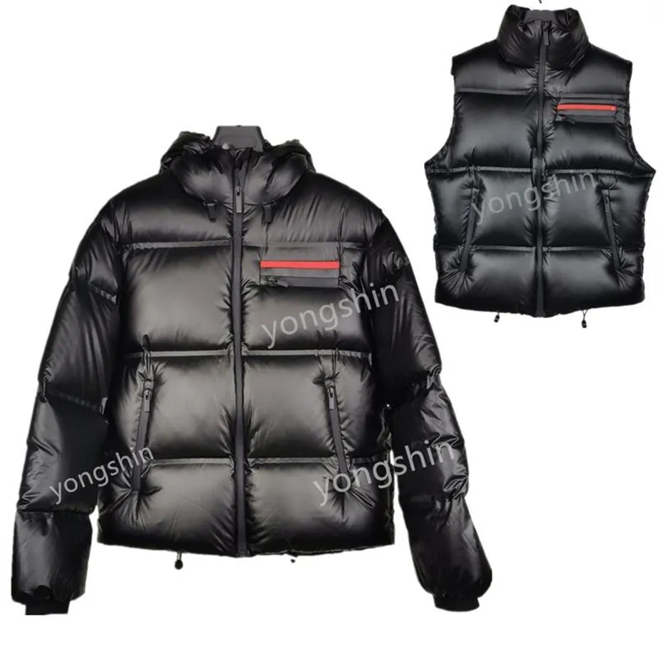 Mens black puffer jacket Women down jackets streetwear quality weinter outdoor outwear keep warm designer coat vest parkas Advance2501