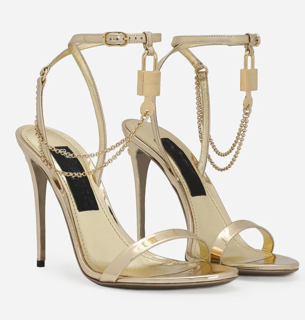 Chic Keira Jeffrey Campbell Sandals For Women Black Gold Patent