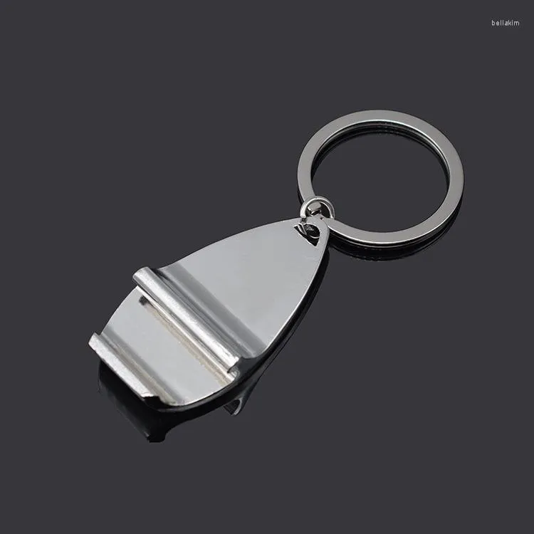 Keychains 100st Metal Bottle Opener Keychain Beer Openers Key Holder Communion Souvenir Dop Dop Favor Bilkedjan Keyring