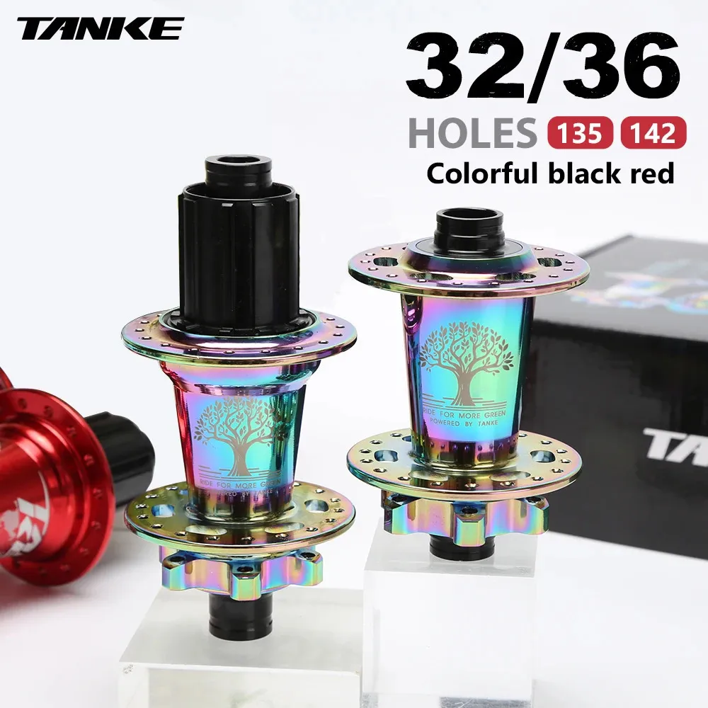 MTB/Road Bike Hubs - 32 Hole, 6 Pawl, Aluminum Alloy, Convertible Quick Release/Thru Axle, Disc Brake, HG/MS/XD Compatible