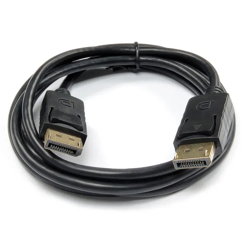 1080P 4K 6FT Cable High Speed DP Male to DP Male Cable Adapter Connector For PC Macbook HDTV Projector ZZ