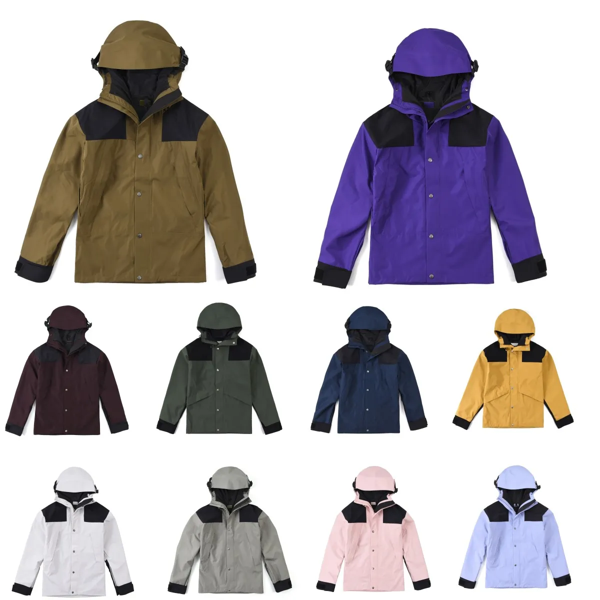 2023Fashion Nouveaux hommes Designer Hommes Vestes d'extérieur Interchange North Jacket Parkas Vestes d'extérieur imperméables et coupe-vent Taille asiatique S-X2XL