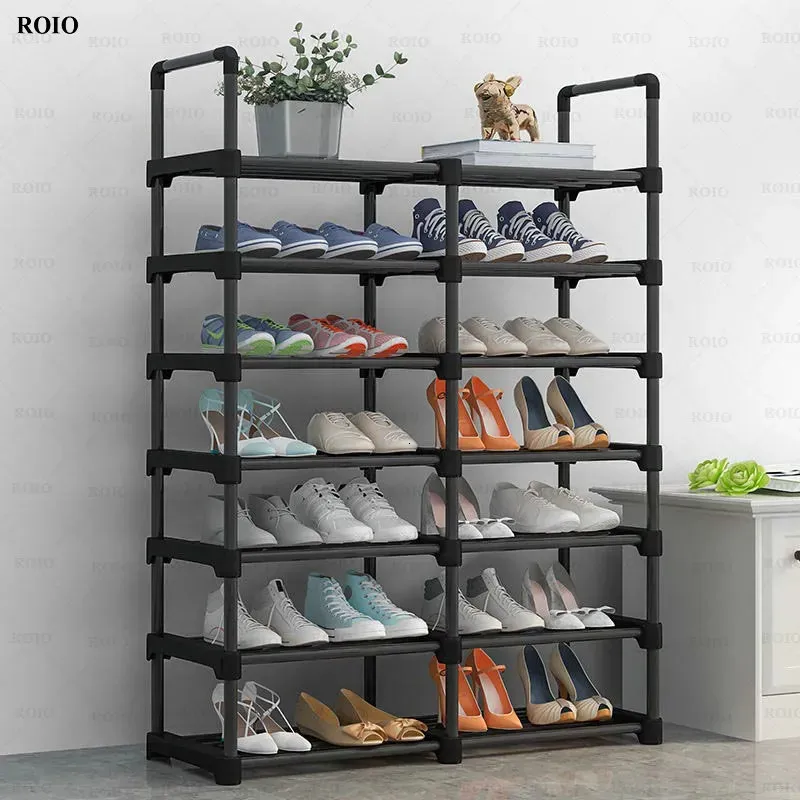 Förvaringshållare rack enkla sko rack stabila ramskor stövlar sneakers hyllan hem spara rymdsko arrangör standardhållare vardagsrum sko hyllan 231007