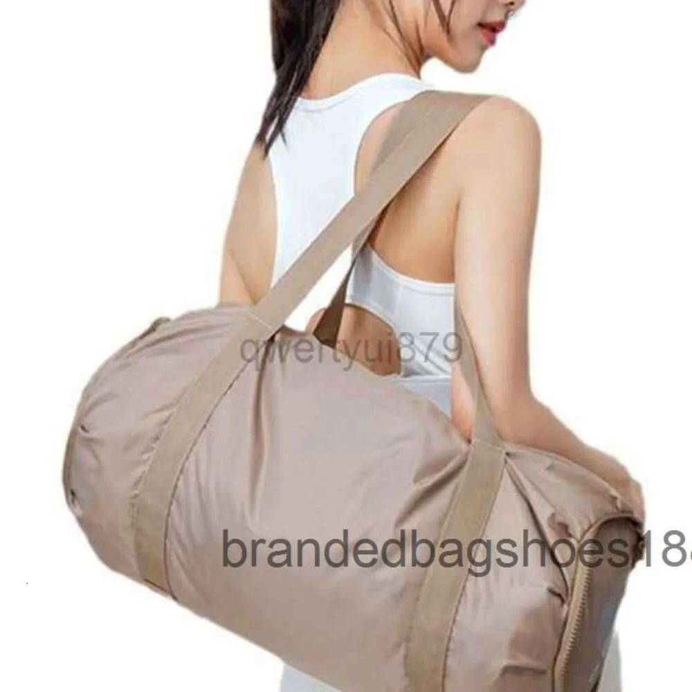 Totes Designer Lululemens Reisetasche Rucksack faltbar Sport Fitness große Kapazität wasserdicht Yoga Hand in Handqw