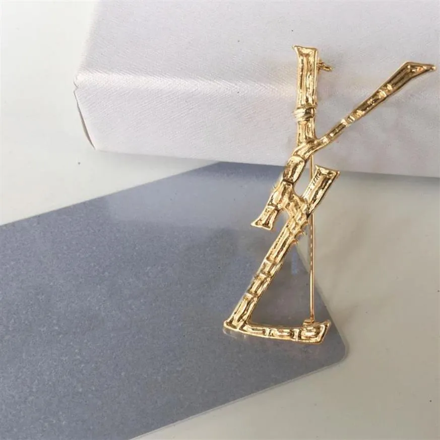 Luxury Fashion Brosches Designer Men Womens Pins Brand Gold Letter Brooch Pin Suit Dress Pins For Lady Specifikationer Designer Jew2755