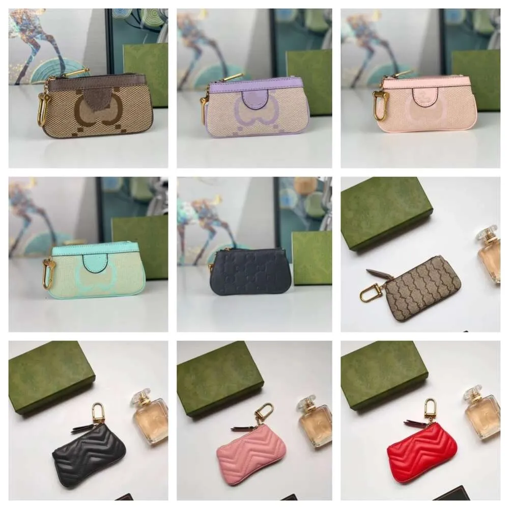 10A Anahtar Cüzdan Sikke Çantalar Pouch Küçük Koruma Tasarımcı Çanta Moda Ruj Çantaları Kadınlar Erkekler Anahtar Ring Kredi Kartı Tutucu Para Çantaları Lüks Mini Cüzdan