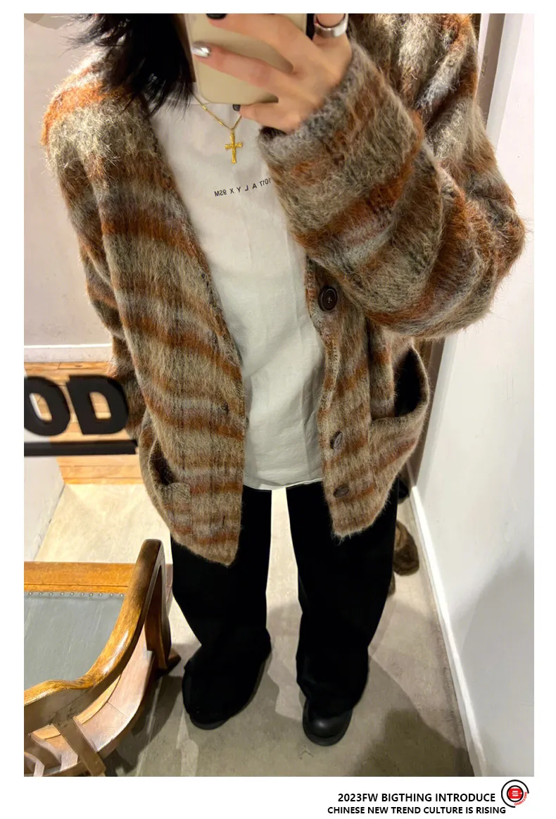 Luxury Brand Our Legacy Brown Plaid Mohair American Vintage Luxury Brand Our Legacy Brown Plaid Mohair American Vintage