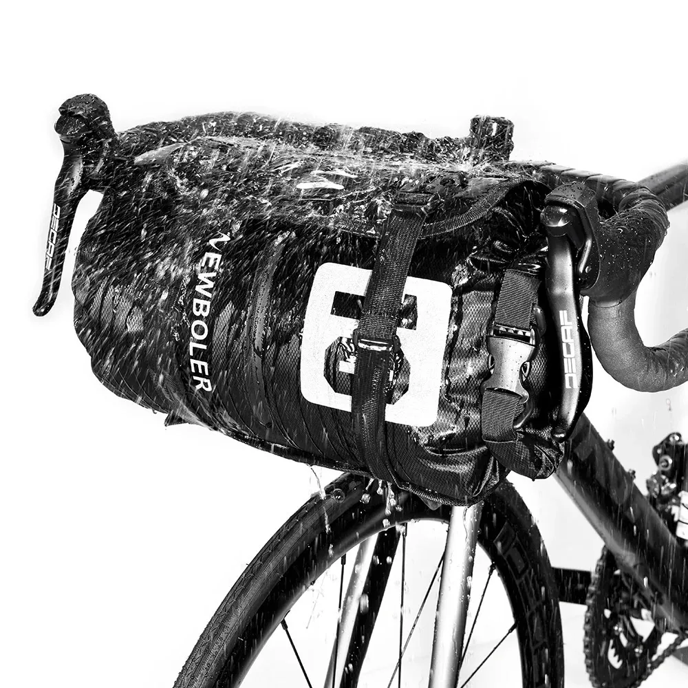 Sacos ao ar livre Boler Bicicleta Frente Tubo Saco À Prova D 'Água Bicicleta Guiador Cesta Pacote Ciclismo Quadro Pannier Acessórios 231011