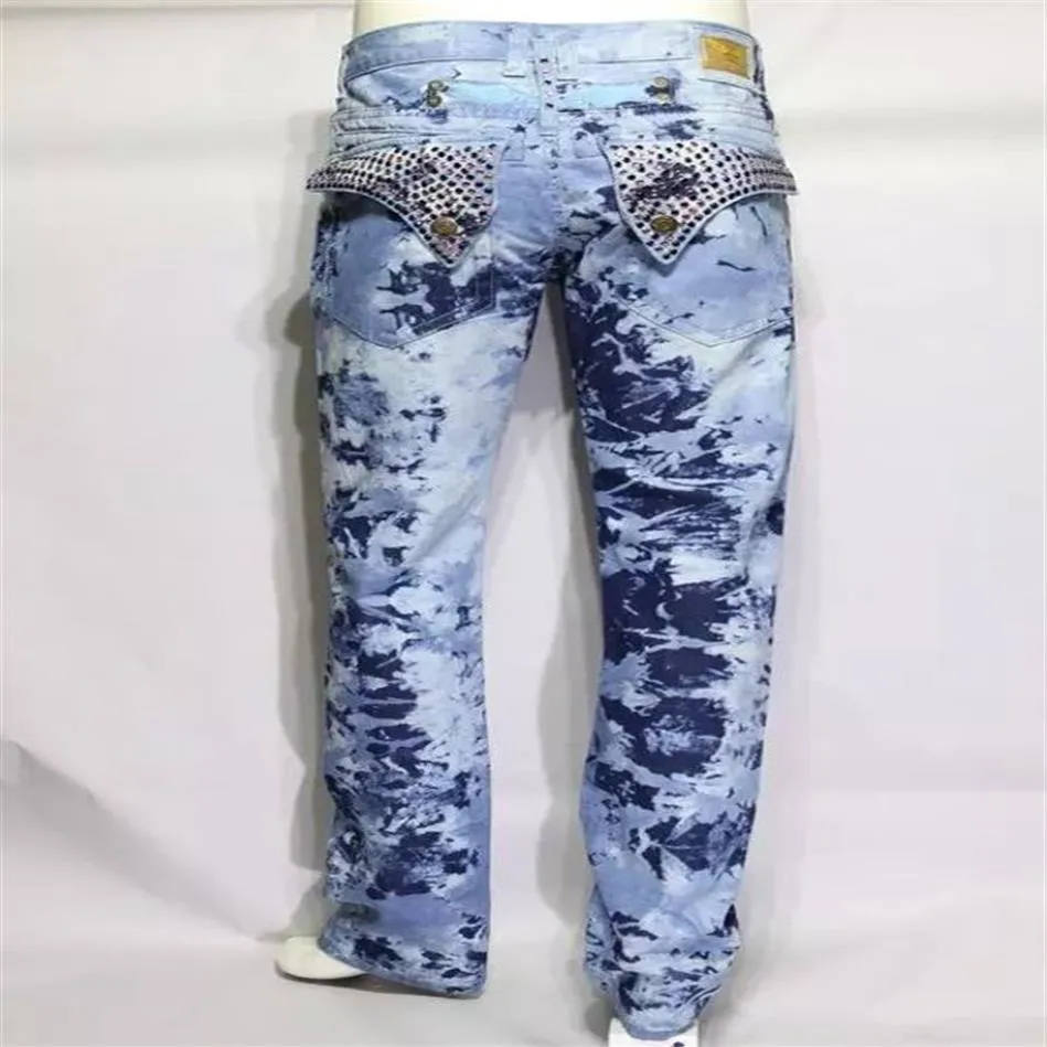 Grande taille usine toute la mode hommes décontracté fermeture éclair jeans hommes slim pantalons longs chanteurs masculins pantalons de danse hommes ro322o