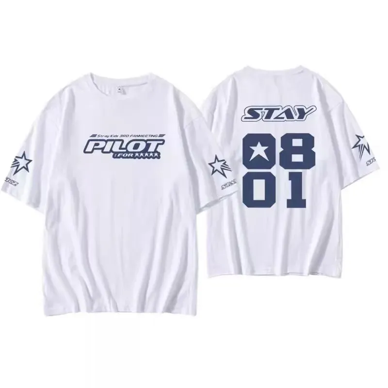 Stray Kids Same T Shirt SKZ 3RD FM Pilot For 5 Star Concert 100 