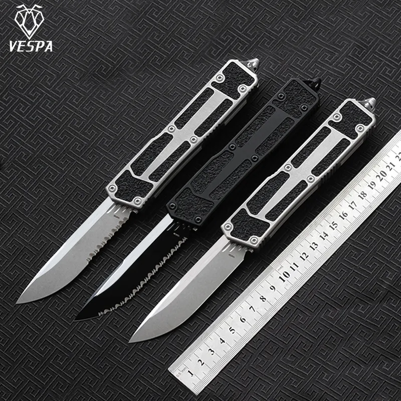 VESPA jia chong II Lama del coltello: 154CM Manico: 7075 Caccia EDC esterna in alluminio Strumento tattico per la cena
