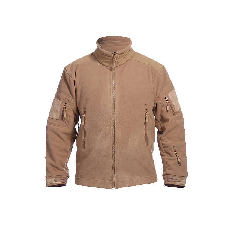 Chaqueta polar táctica para exteriores para hombre, abrigo de invierno polar para senderismo, viajes, caza, 190XJ