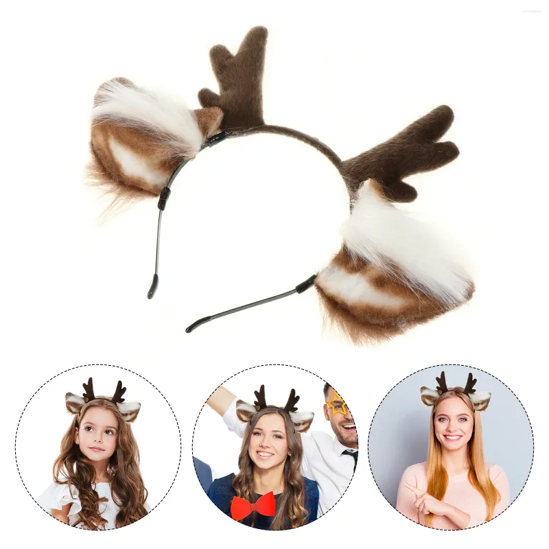 Bandanas 1Pc Adorable Antler Hairband Cosplay Hair Band Creative Party Headdress Supply