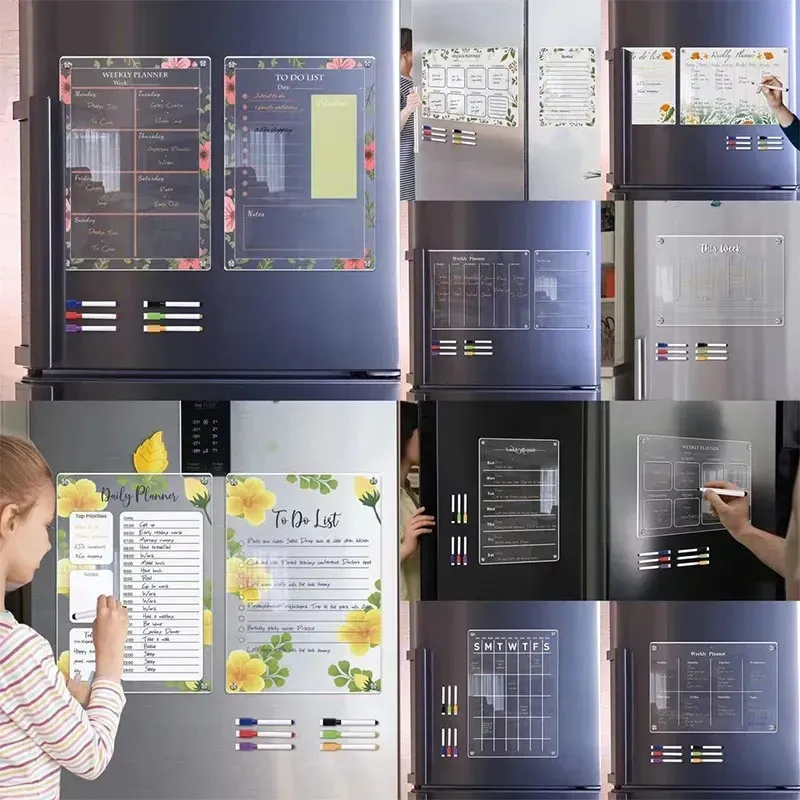 Magnetic Magnetic Fridge Calendar Kmart With Weekly Planner, Erasable  Whiteboard Schedule, Transparent Acrylic Message Menu 231010 From  Youngstore09, $8.48 | DHgate.Com