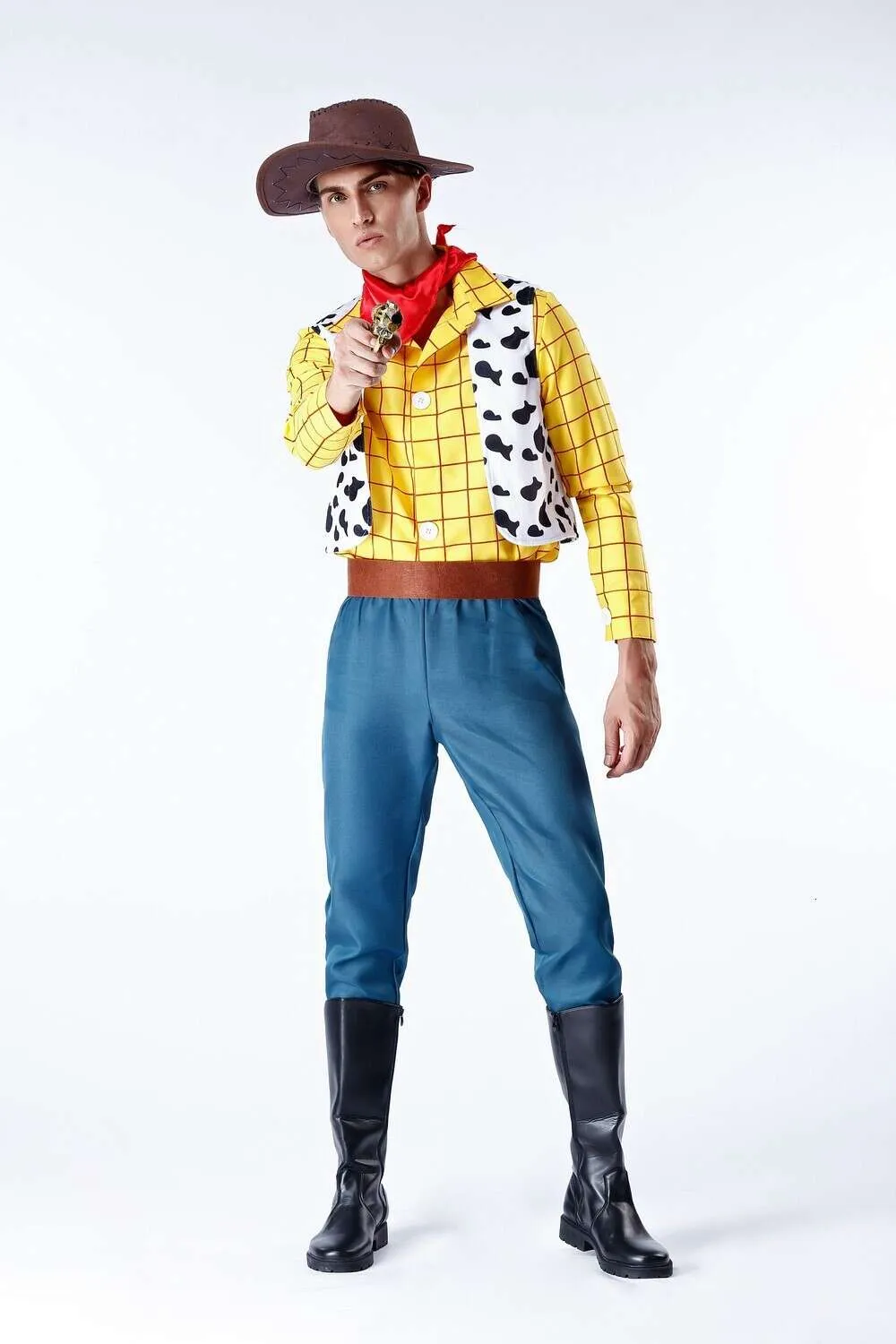Cowgirl costume with jeans hot sale