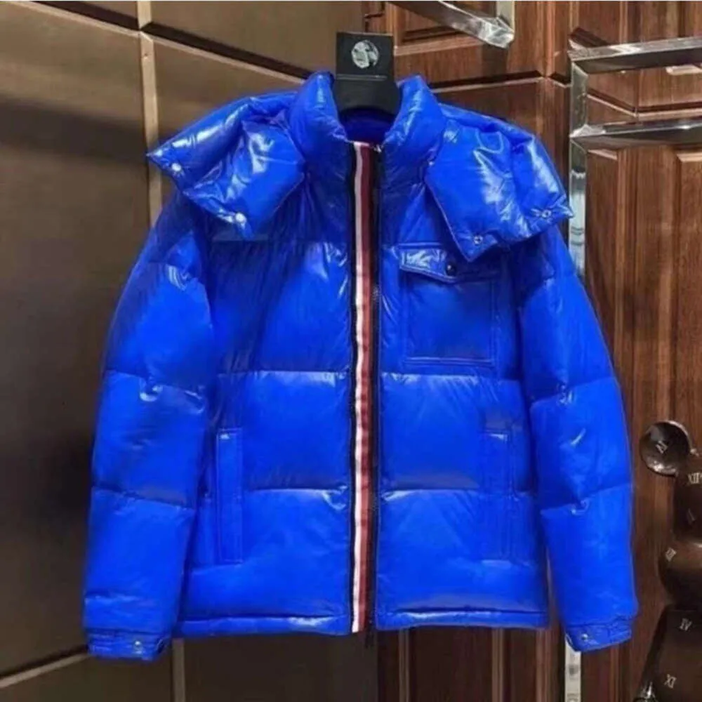 Luxury Mens Winter Down Puffer Coat With Zipper Windbreaker And