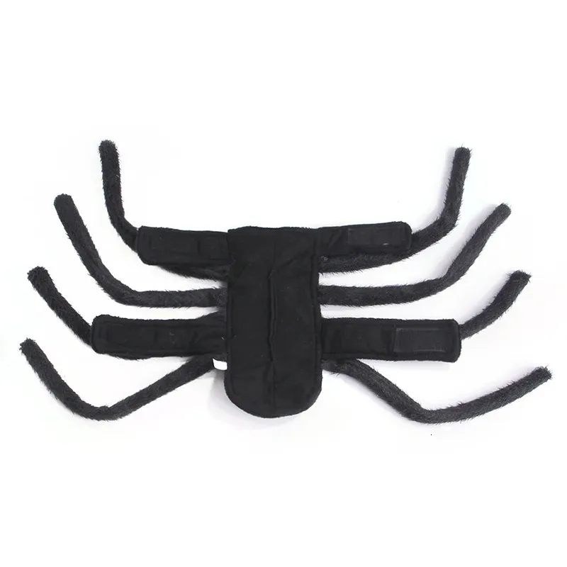 Kattdräkter Halloween Dog Cat Costume Simulation Spider Shaped Creative Pet Wearking Decorative Outfit Pet Supplies Accessories 231011