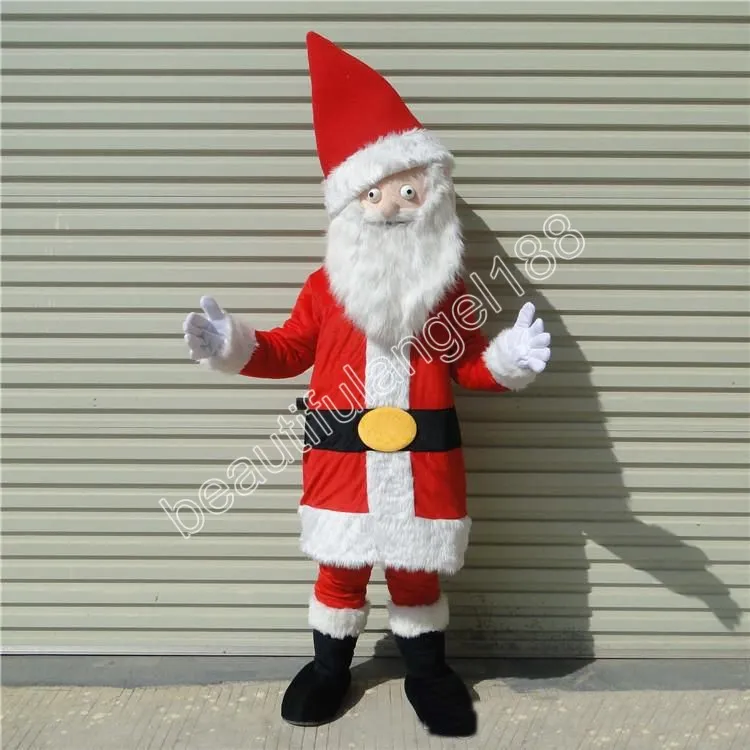 2024 Halloween Santa Claus Mascot Costumes Simulation Top Quality Cartoon Theme Character Carnival Unisex Adults Outfit Christmas Party Outfit Suit