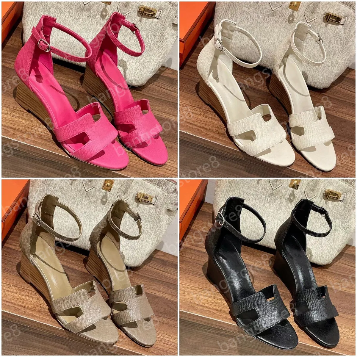 Designer Shoes Legend sandale Femmes Sandales compensées luxe mode cuir Taille 35-41