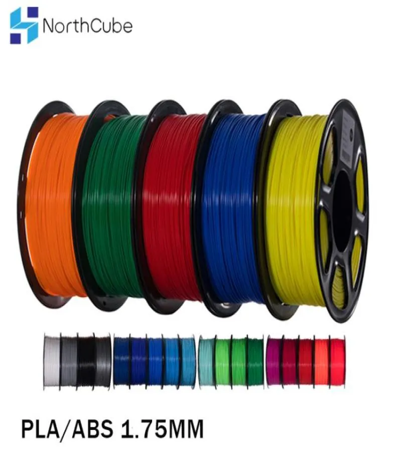 Printerlinten NorthCube PLAABSPETG 3D-filament 175 MM 343M10M10 Kleuren 1 KG Afdrukken Plastic materiaal voor en pen 2211038798134