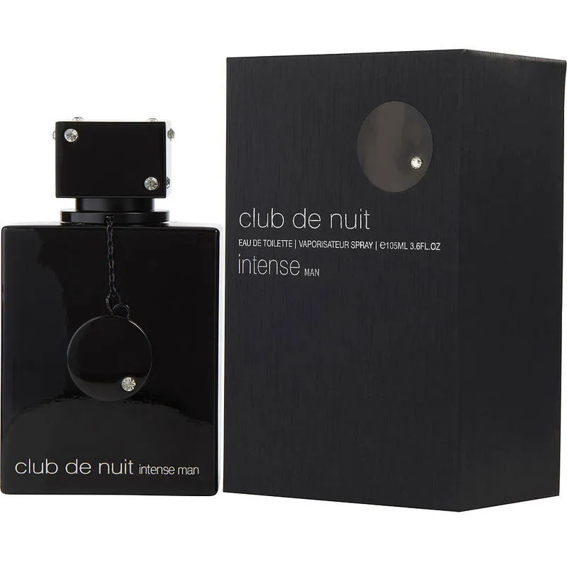 105ml Club de nuit Untold 안정 향수 강렬한 남성 향수 오드 화장실 3.6oz 길이 오래 지속되는 냄새 남자 parfum and EDP 여성 쾰른 스프레이 고품질