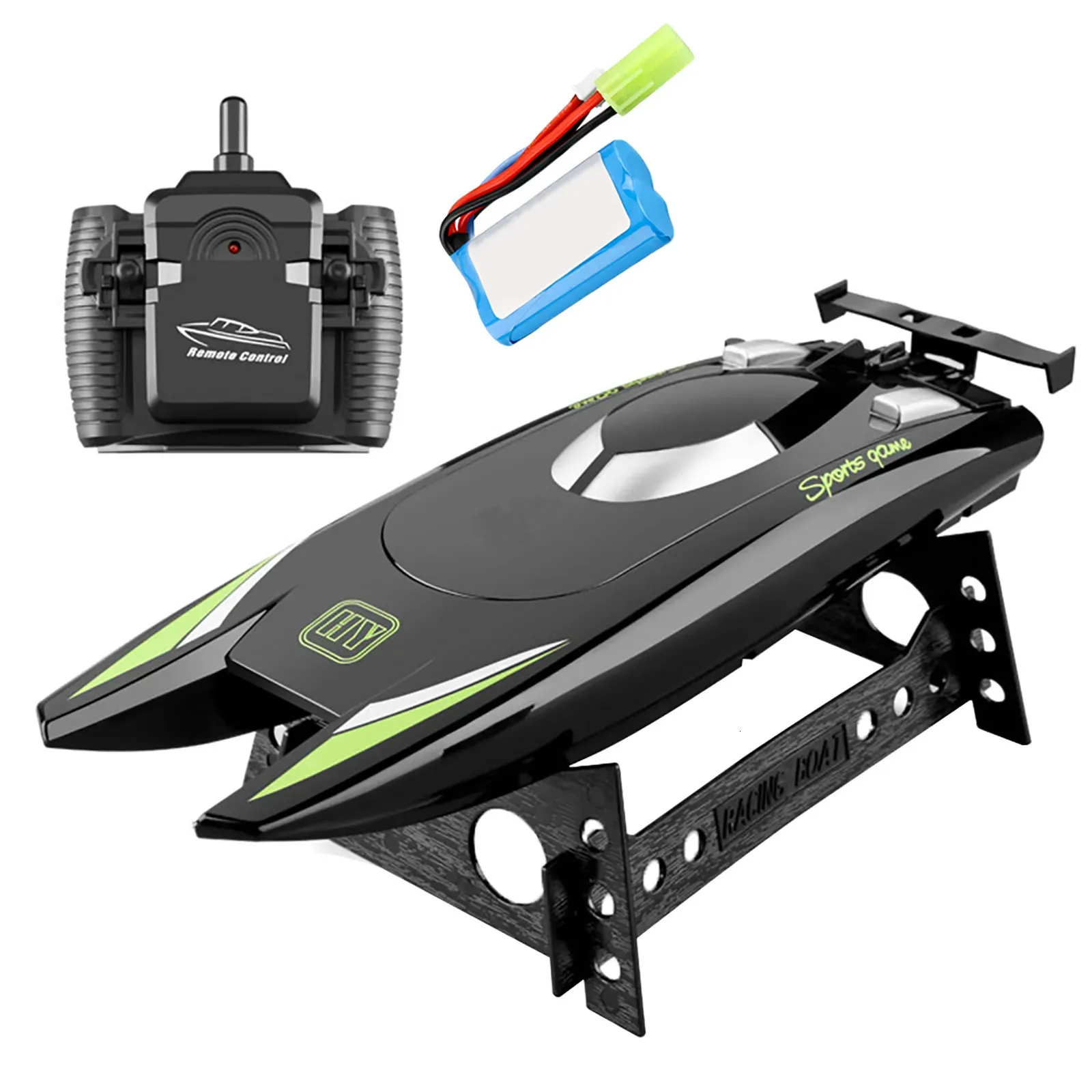 ElectricRC Boats 805 RC Boat Motore telecomandato radiocomandato 24GHz 25kmh ad alta velocità 4CH 74V Nave da corsa Giocattoli per bambini Adulti 231010