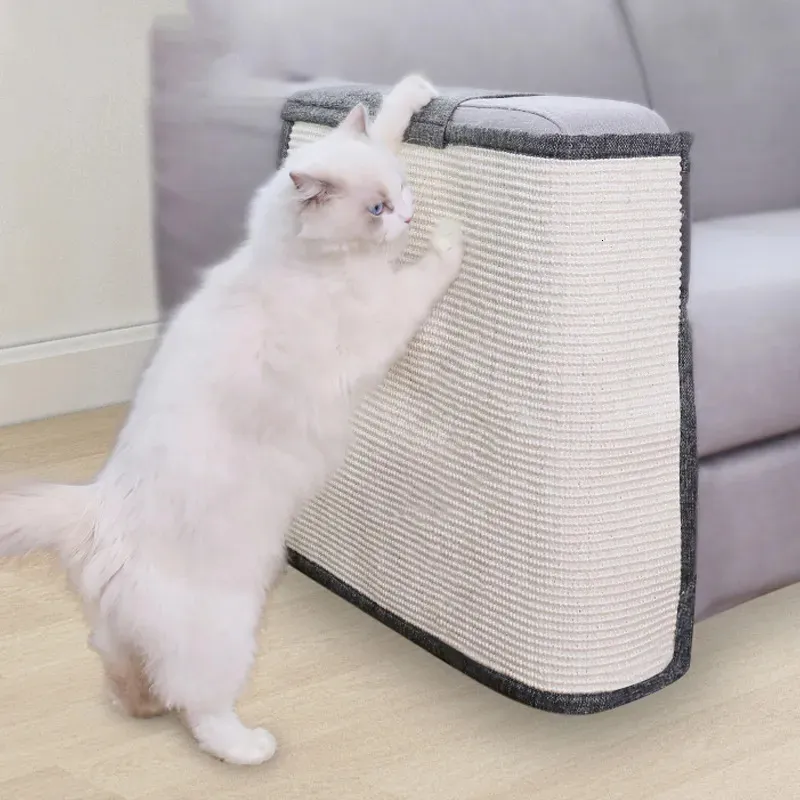 猫家具スクラッカー猫子猫のスクラッチボードパッドサイサルおもちゃペット製品ソファ家具プロテクター猫爪ケア製品猫スクラッチポーパッド231011