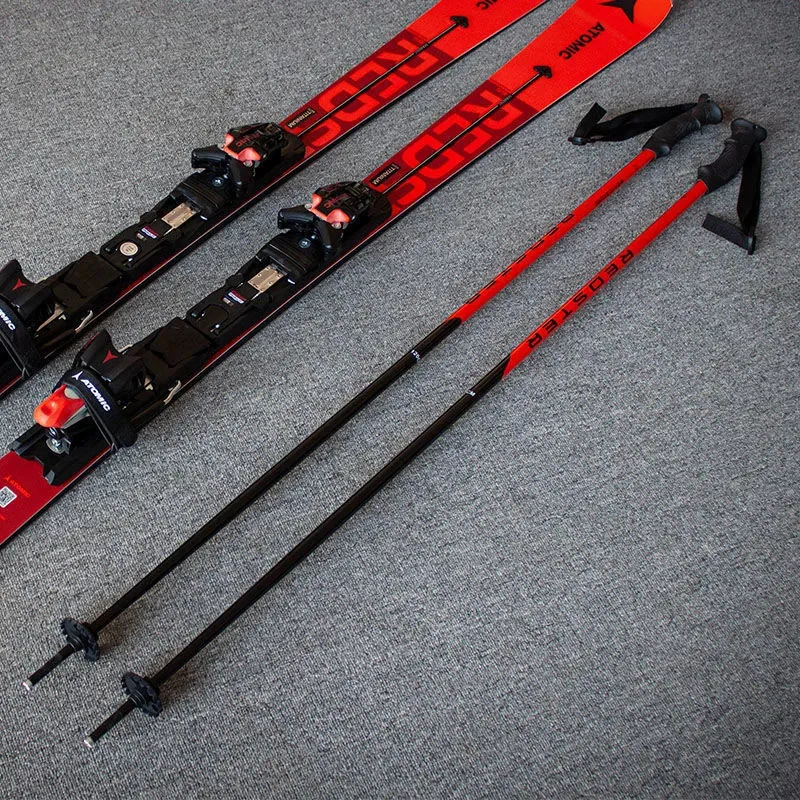 Trekking Poles snowboard Customized Lightweight Carbon Fiber adjustable strap cross country Ski Pole 231010