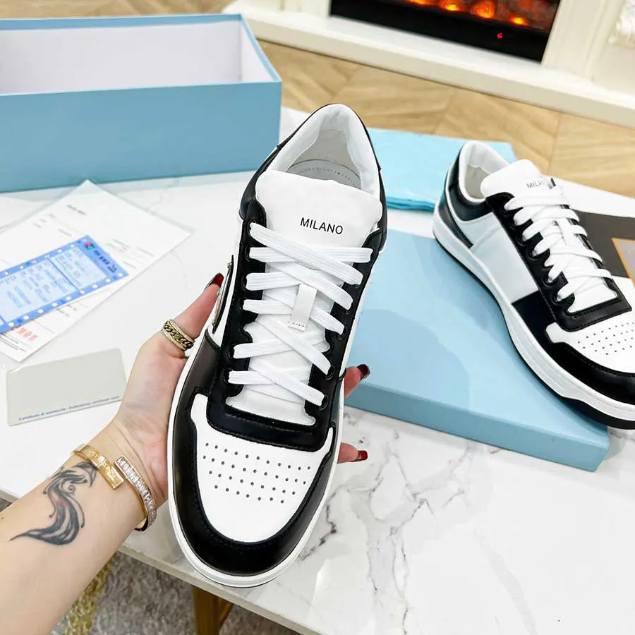 Casual Shoes Womens Designer Shoes Campo ChromeFree Leather Sneaker Men Women Platform Shoe White Black Nacre Almond Fuchsia Trainer Luxury Trainers Withbox