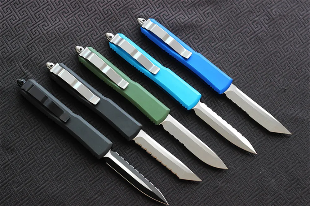 Hifinder D2 Steel Blade Utility Knife with 6061-T6 Aluminum Handle - EDC Survival Camping Hunting Outdoor Kitchen Tool