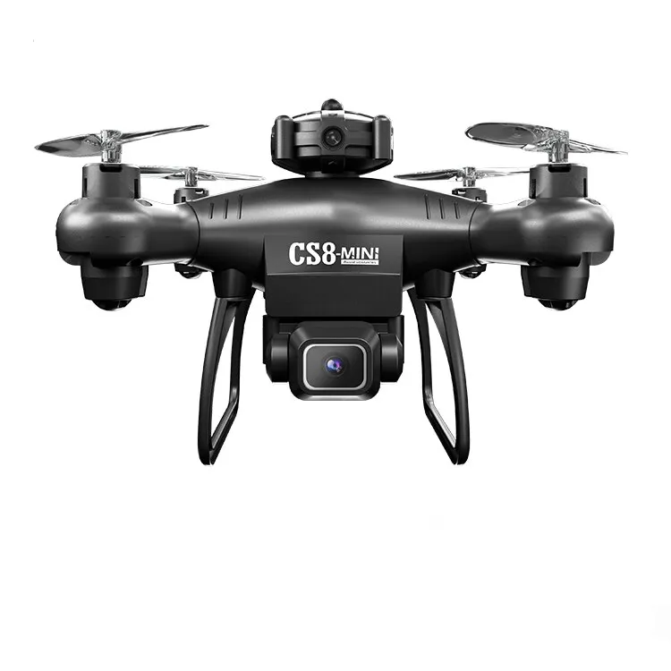 Mini Drone CS8 4K double caméra HD professionnel, évitement d'obstacles, grand Angle 360 RC réglable ESC RC Quadcopter, jouet